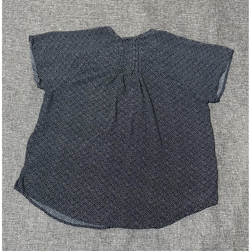 Old Navy Women's L Pullover‎ Short Sleeve V Neck Blouse - Picture 6 of 6